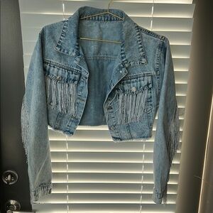 Fringe Denim Jacket